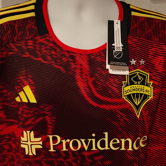 Seattle Sounders 2023/24 Away Jersey NWT Adidas Men's 2XL Bruce Lee Soccer Shirt - Picture 7 of 16
